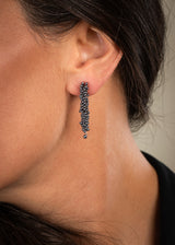 Boucles d'oreilles ShikShok Fleur de bouleau oxydés